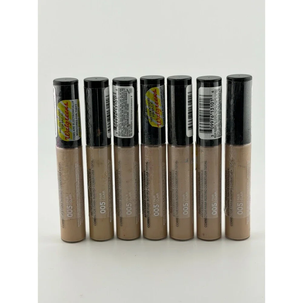 Revlon ColorStay Full Coverage Concealer Makeup 18M Fair Clair 005 - Set of 7